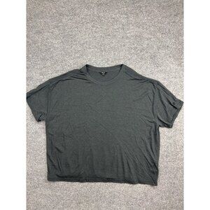 Albirds Merino Wool T-Shirt Women's XXXL Gray Short Sleeve Crew Neck Boxy Top